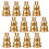 20Pcs Creative Golden Alloy Incense Stand for Desktop Decor 7