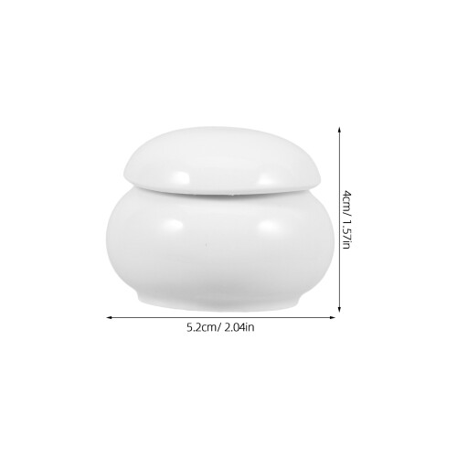 Small White Ceramic Cat Urns for Ashes Portable Cremation Urn 2