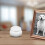 Small White Ceramic Cat Urns for Ashes Portable Cremation Urn 5