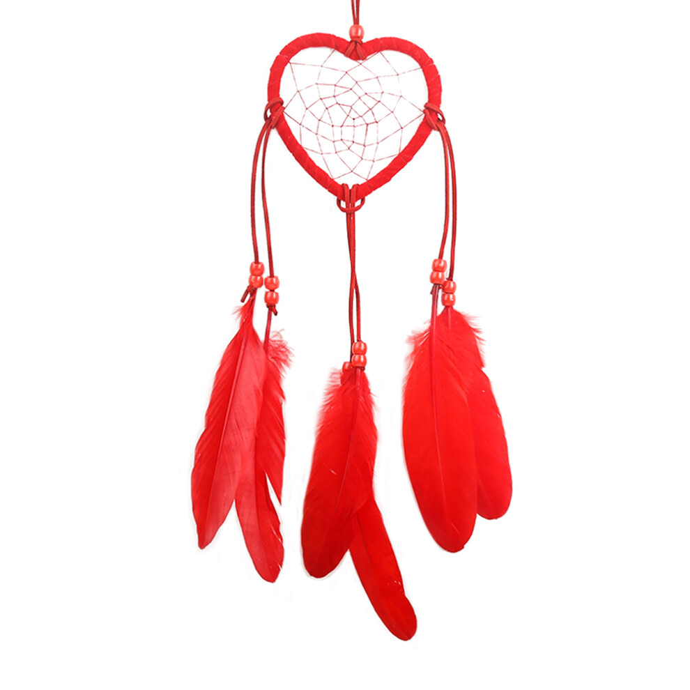 WisząCy ŁOwca Marzeń Z PióR I FręDzlami, (Czerwony)-image