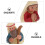 1 Miniatura Presépio Figurinha Decorativa 7