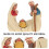 1 Miniatura Presépio Figurinha Decorativa 8