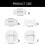 Home Security Camera Mount Brackets, Easy Installation, Universal Wall Or Ceiling Stand Base, Metal Alloy 4