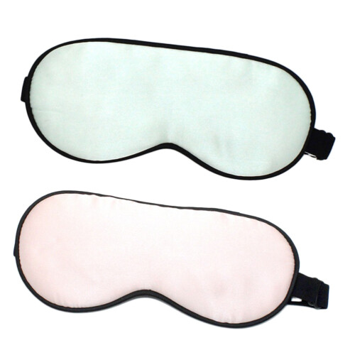 2St Masker Voor Rust Zijde Oogmasker Elastisch Kleurrijk Design