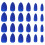 24 Unidades Adesivos Para Unhas, Postiças, Decalques 9