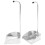2 Pcs Garbage Mop Dustpan Cleaning Supplies Office Silver 9
