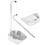 2 Pcs Garbage Mop Dustpan Cleaning Supplies Office Silver 7