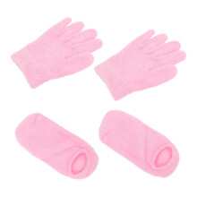 2 De Luvas E Hidratantes Para Mulheres E (Rosa)