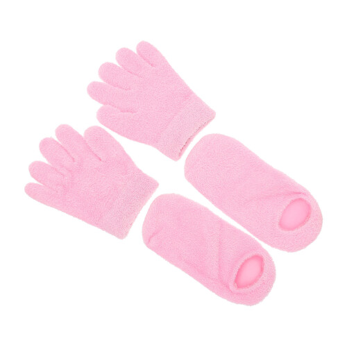 2 De Luvas E Hidratantes Para Mulheres E (Rosa) 1