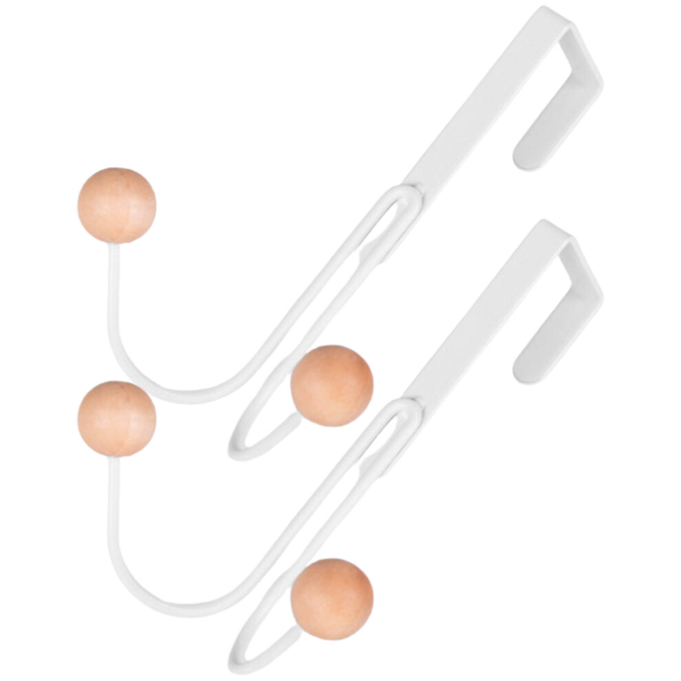 2 Sztuki Haczyk Nad Drzwi Metalowy Do Ubran Torebek RęCznikóW-image