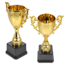 2 Unidades Troféu Decorativo Para Competição Prêmio