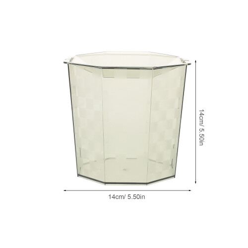 Office Desk Wastepaper Basket Tabletop Small Rubbish Bin Lidded 1