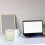 Office Desk Wastepaper Basket Tabletop Small Rubbish Bin Lidded 10