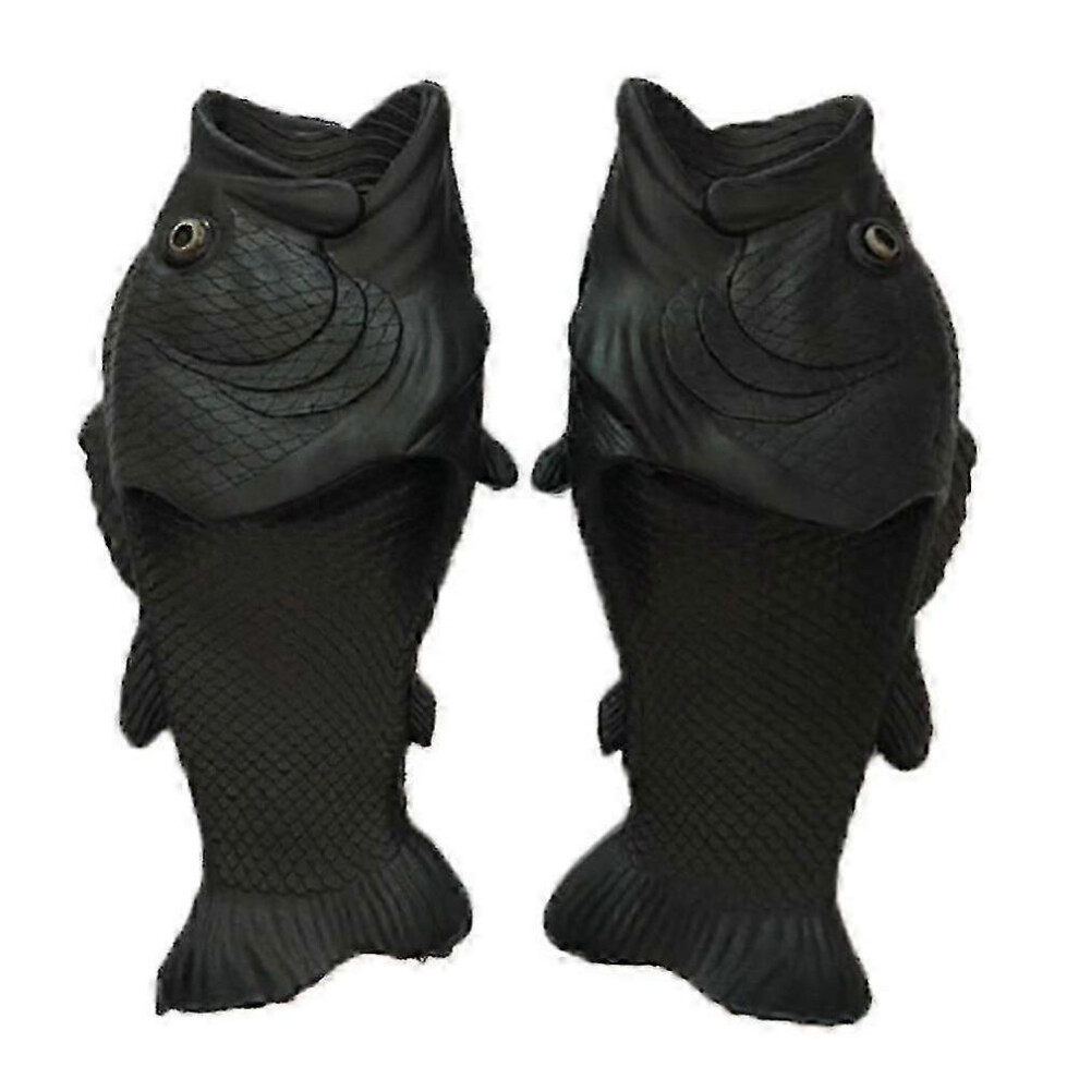 (Black-38-39)Slippers Fash Non-Slip Flip Flops For Indoor Outdoor 9022594238660