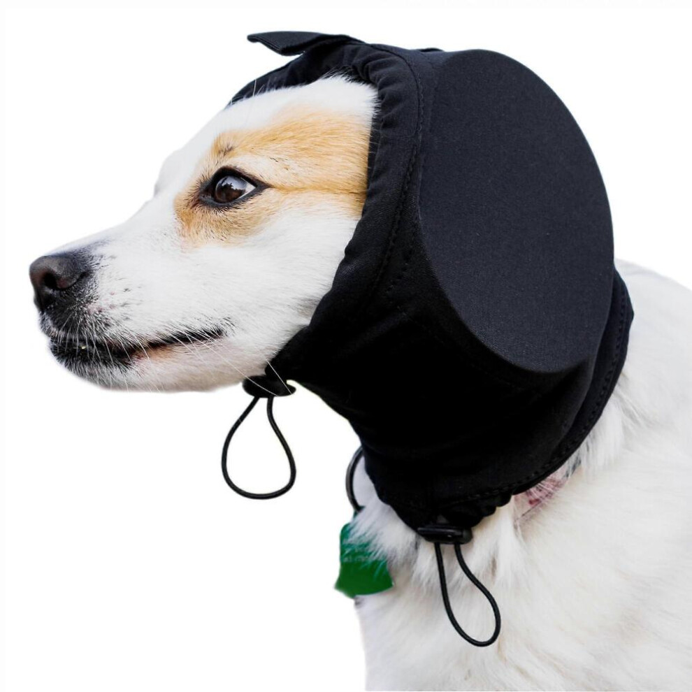 (Black-S)Dog Ear Muffs For Noise Cancelling & Hearing Protection, Comfortable Fit For Fireworks Thunderstorms & Loud Noises, Washable & Adjustabl 9022594238585