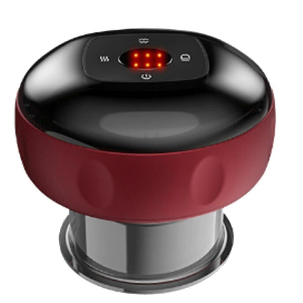 Electric Vacuum Cupping Device Body Scraping Massager Heating Suction Cup Device Physical Fatigue Re 9022594239483