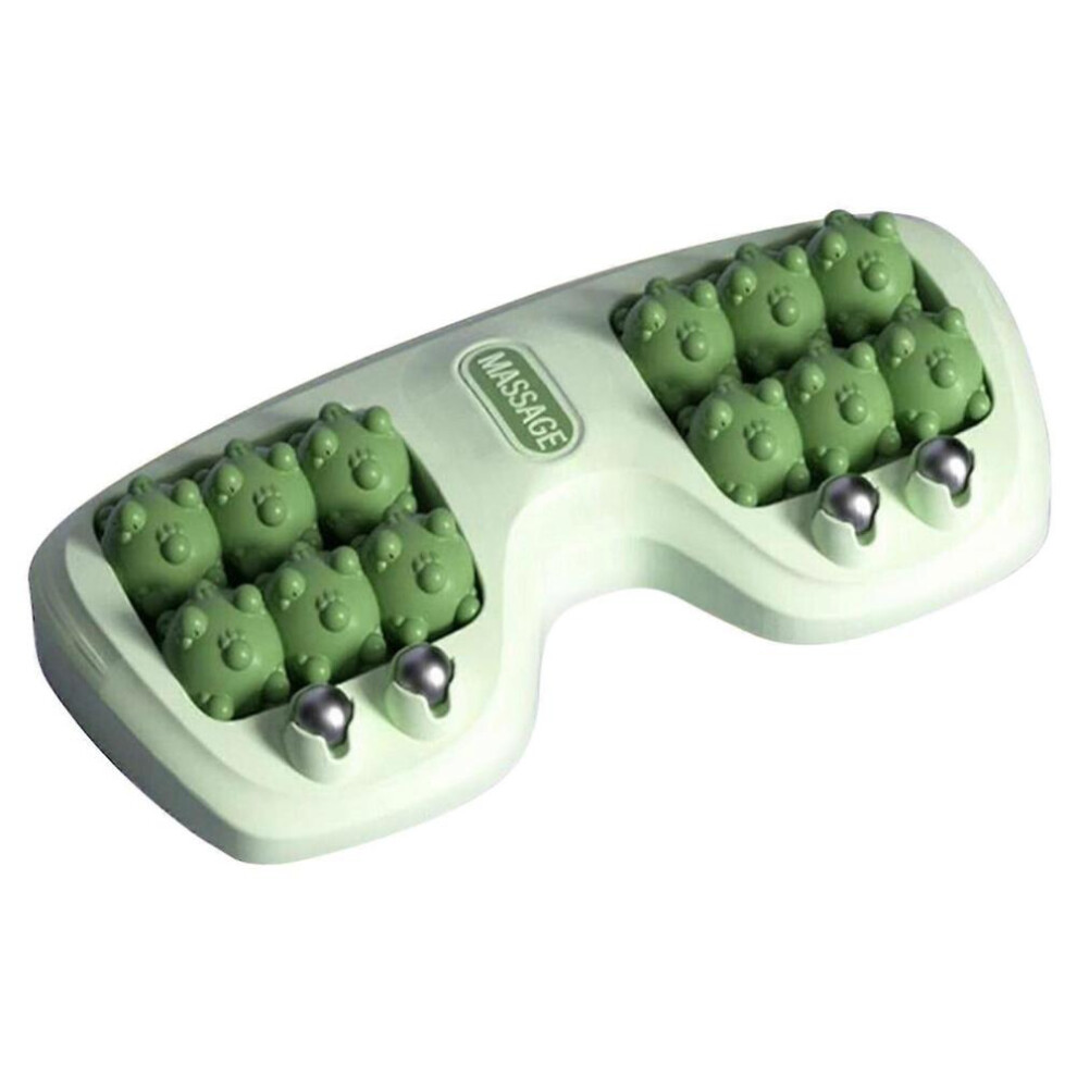(Green)Foot Massager Roller For Plantar Fasciitis Relief - Dual Acupressure Therapy For Pain Relief, Stress Reduction, And Improved Circulation 9022594239520