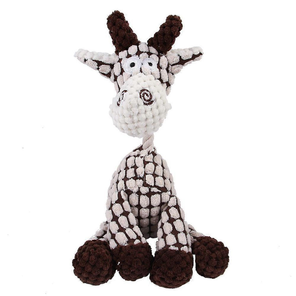 (Beige)Indestructible Robust Donkey, Squeaky Dog Toys For Aggressive Chewers, Stuffed Dog Toy Plush Dog Toy 9022594240021