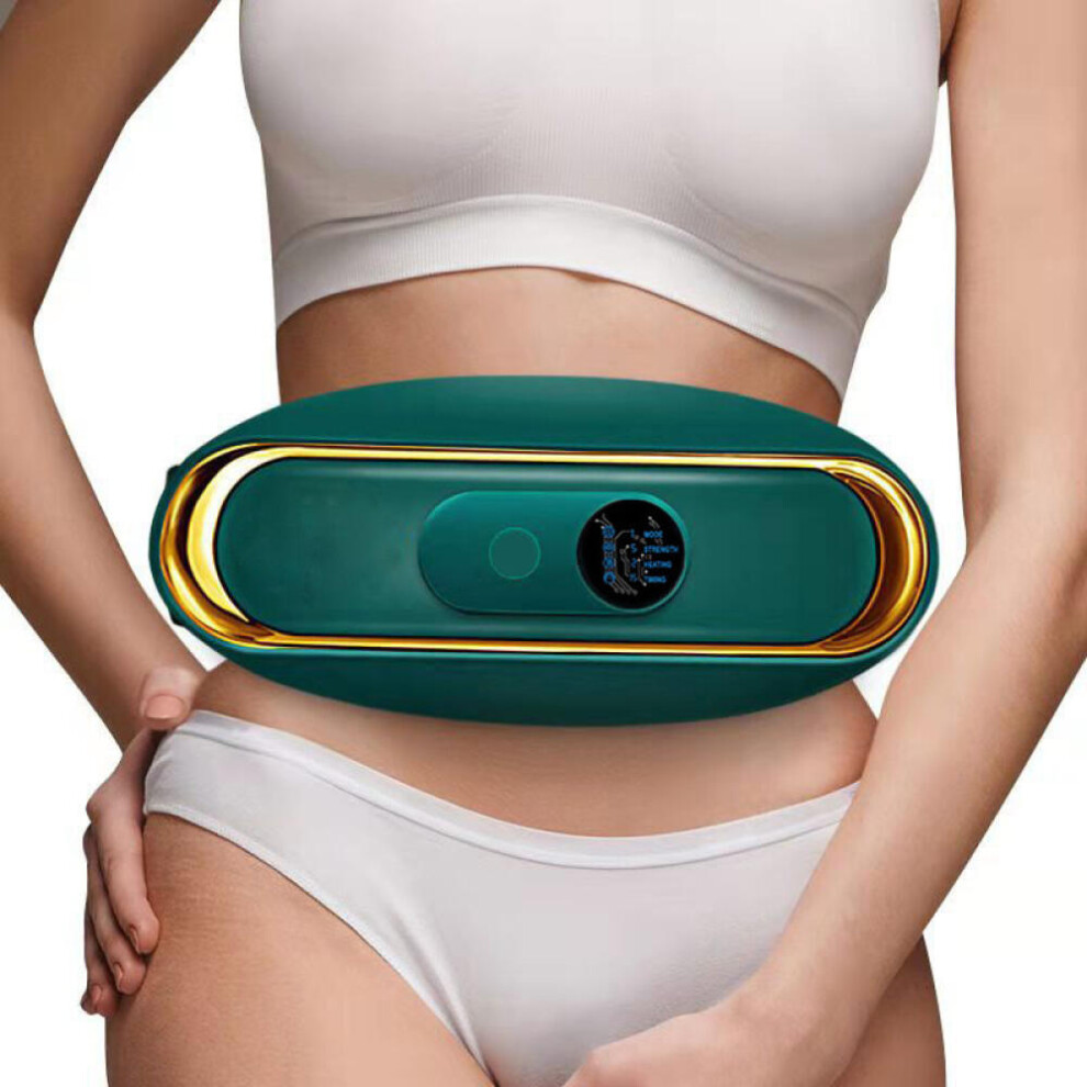 Electric Abdominal Massager, 3 Massage Modes For Fat Burning, Waist Shoulder Discomfort Relief - Wearable Belt For Back, Buttocks Legs 9022594241578