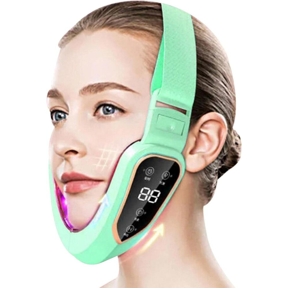 Electric V- Face Shaping Massager, Double Chin Reducer Face Lifting Machine, Microcurrent Facial Device, Lifting Slimming V-Face-Lift Belt Beauty 9022594241462