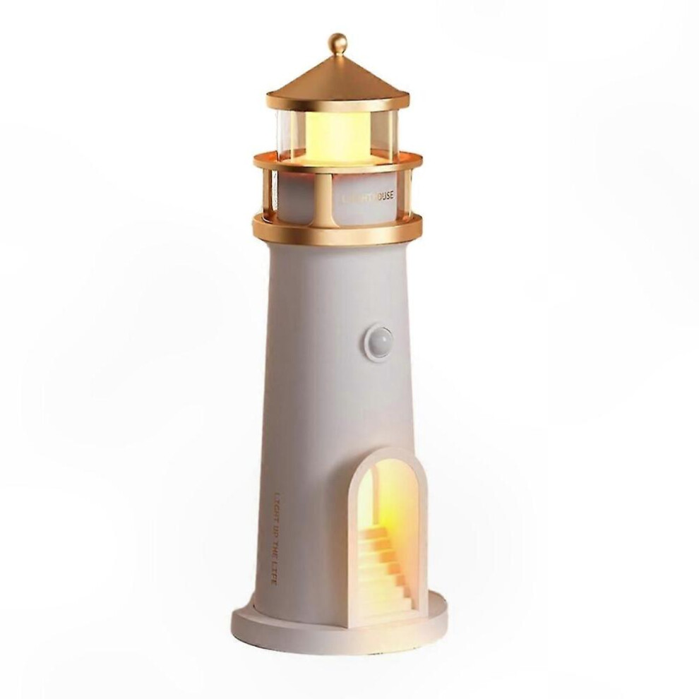 Wireless Motion Sensor Portable Lighthouse Night Light Projection 9022594241820