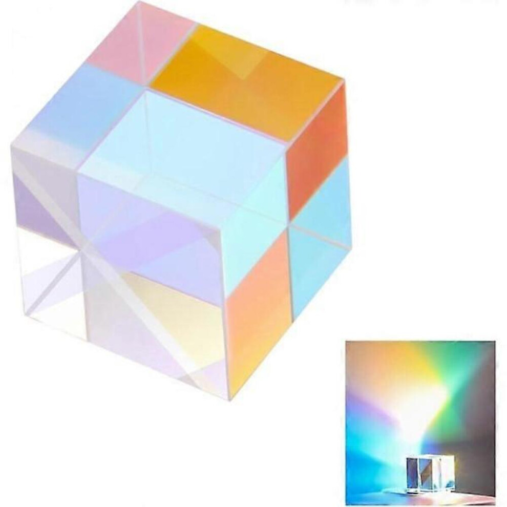20Mm K9 Crystal Photography Prism Cube Color Hd Optical Glass Cube Rgb Dispersion Prism Photography Props 9022594242322