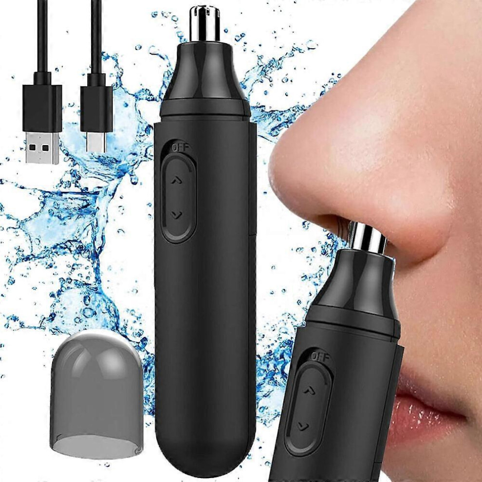 Rechargeable Ear And Nose Hair Trimmer For Men Women,Painless Nose Trimmer, Usb Electric Ipx7 Waterproof Eyebrow Facial Hair Removal Nose Groomin 9022594242353