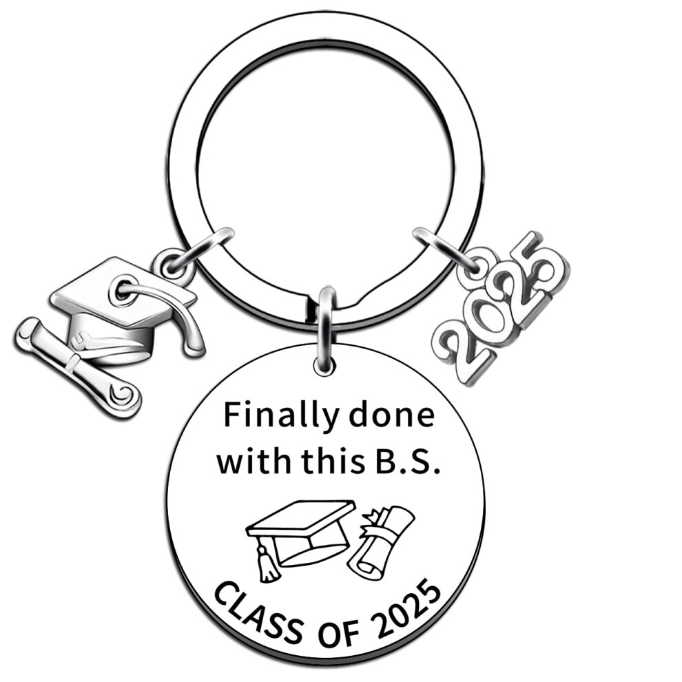 Funny Graduation Gifts For Her Him Class Of 2025 Graduation Keyring High School College Senior 2025 Gifts For Boys Girls Guys Son Daughter Nurse 9022594243169
