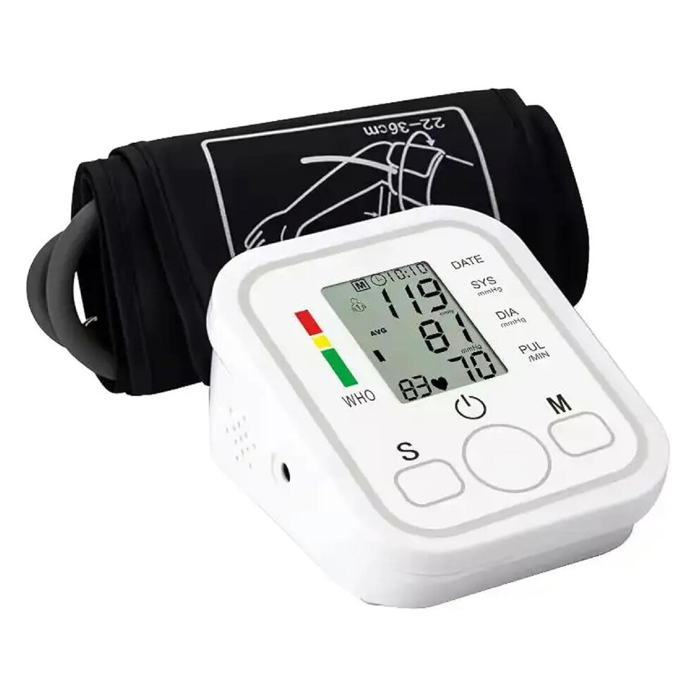 Blood Pressure Monitors Large Cuff Size 22Cm To 36Cm - Blood Pressure Machine With Cuff For Upper Arm - Heart Rate Hypertension Monitor For Home 9022594243183
