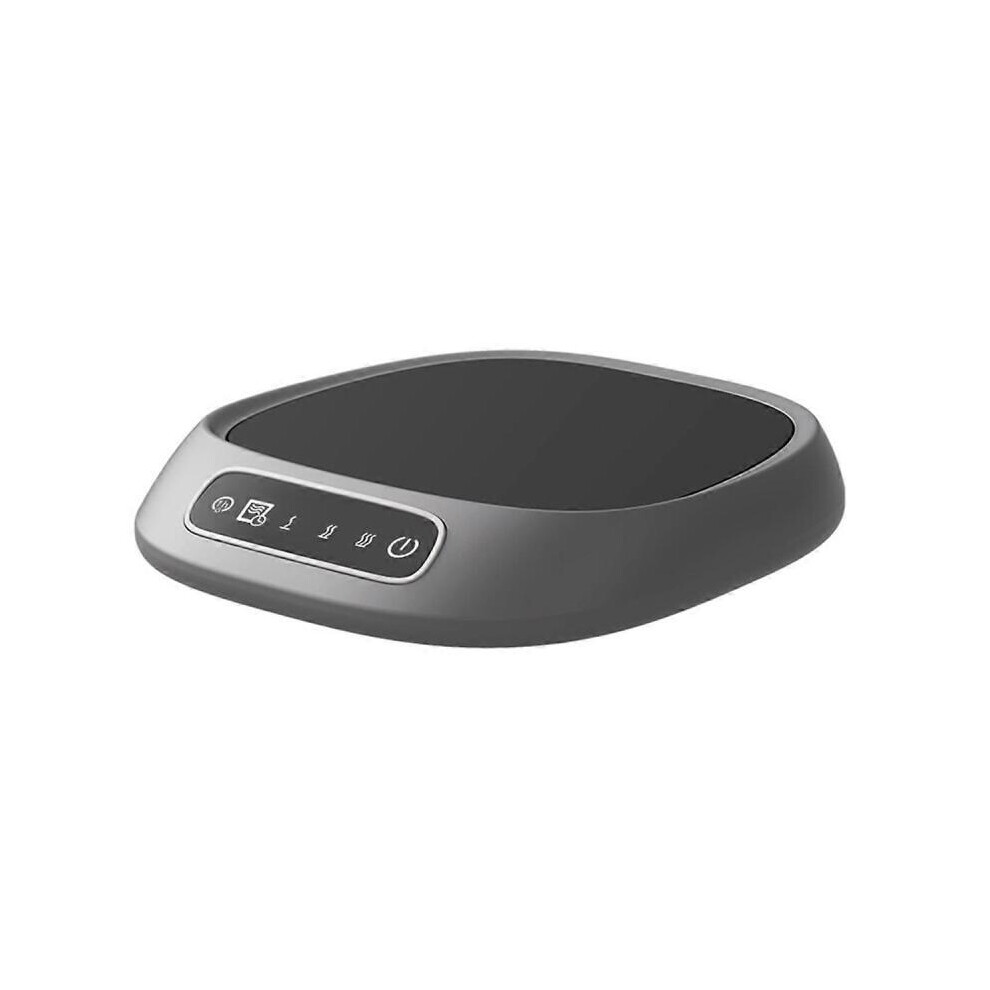 (Gray)Smart Heating Coaster Office Hot Milk Coffee Tea Set Warm Coaster Home Desktop Constant Temperature 9022594244234