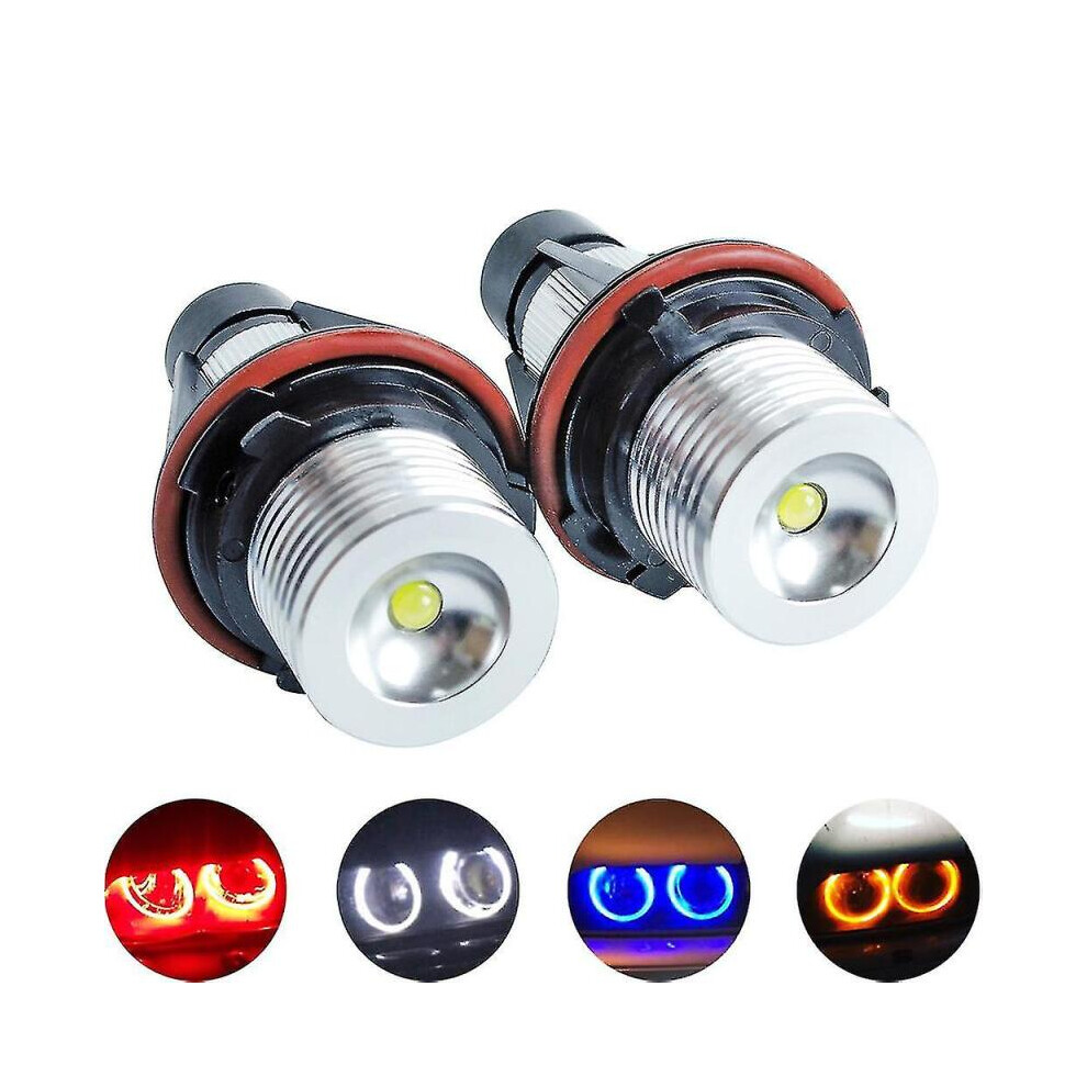(Blue)2Pcs Led Angel Eyes Marker Lights Bulbs Compatible With E39 E53 E60 E61 E63 E64 E65 E66 E87 525I 530I Xi 545I M5 9022594244326