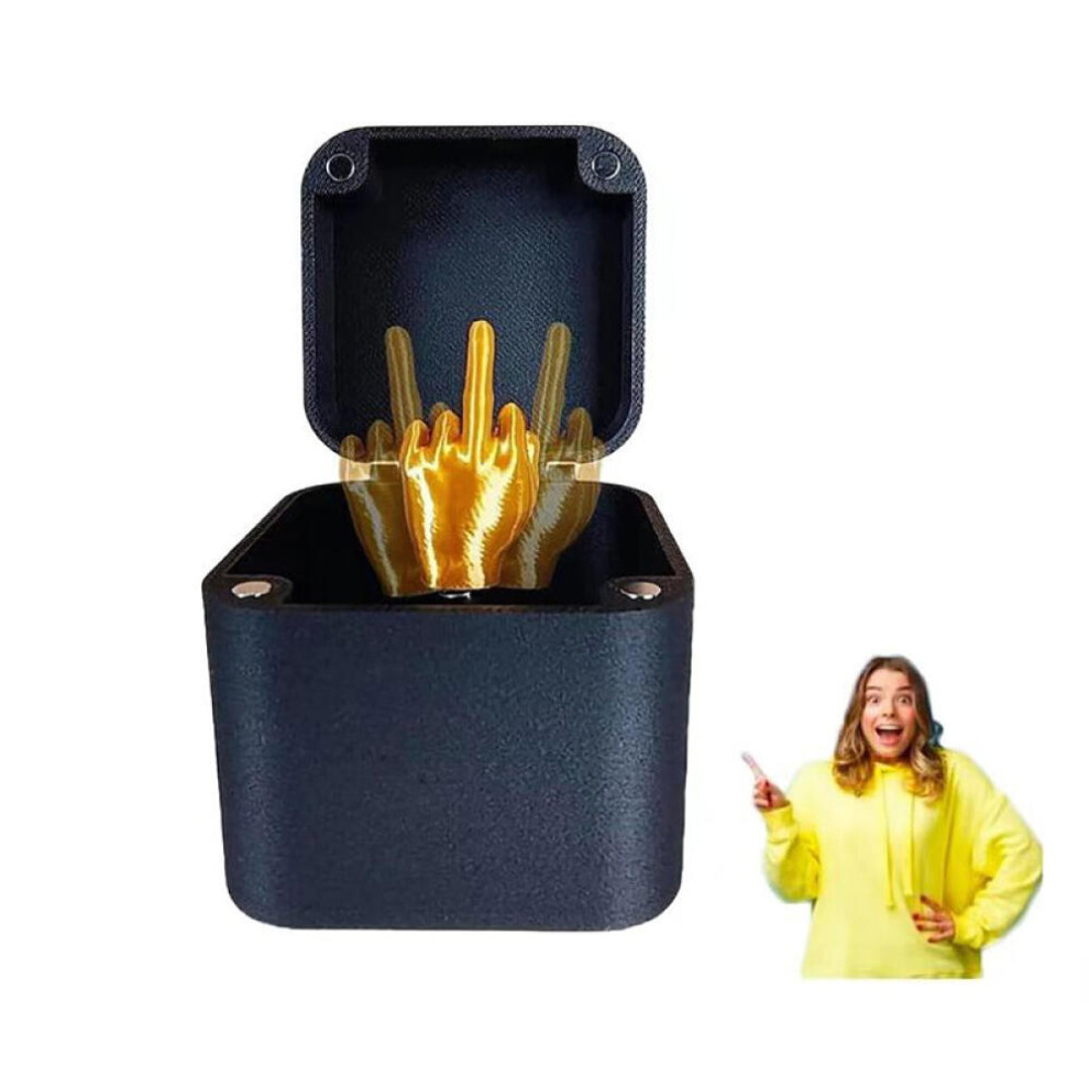 Middle Finger In One Box, Surprise Gift Box With Middle Finger, Popup Gift With Hand Prank Parody And Box For Adults (1 Piece)The Best Gift For F 9022594245064