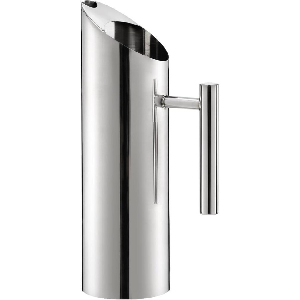 Stainless Steel Water Pitcher With Ice Tea Pot Jug Cold Beverages Pot Ktv Bar Accessories 1.5L 9022594246467