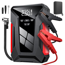 Avviatore di emergenza per auto 1200A, avviatore di emergenza portatile per batteria auto (fino a 10,0L Diesel o 8,0L Benzina), 28000m