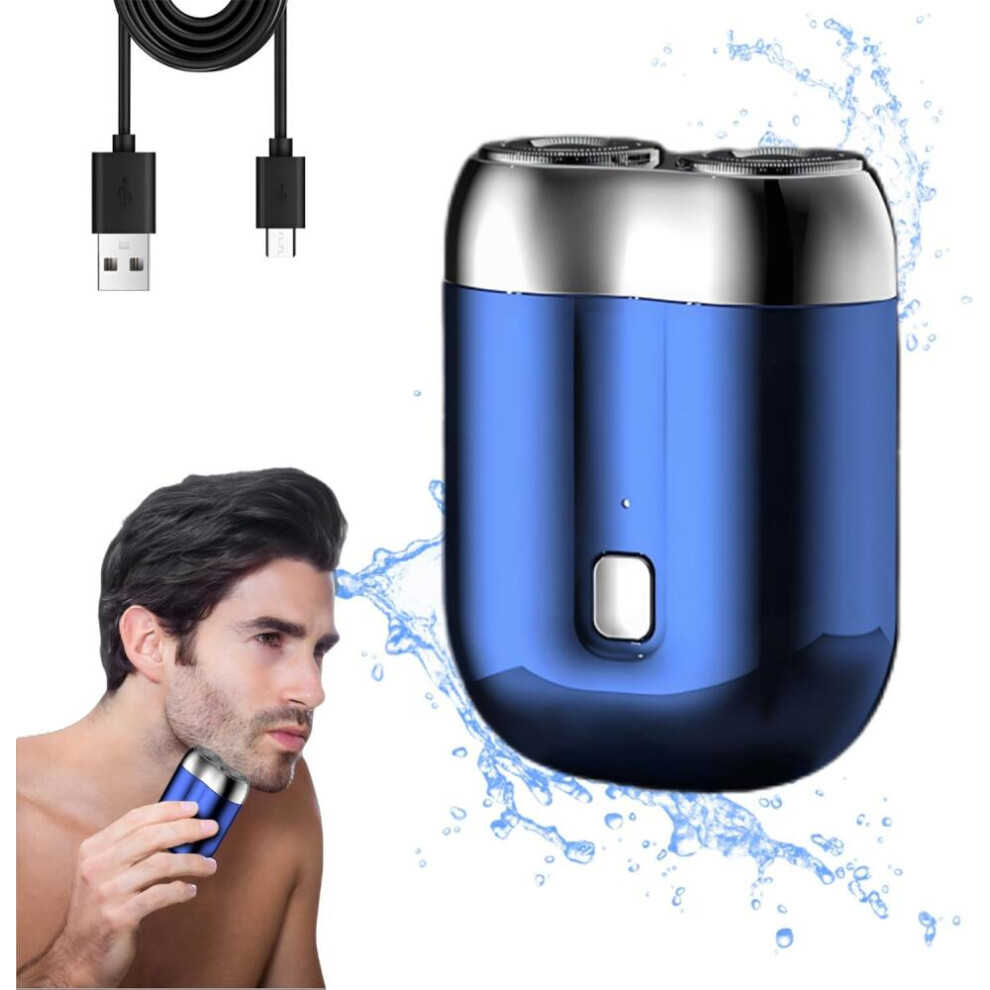 Usb Rechargeable Washable Shaver For Men's Dual Head Mini Travel Shaver The Best Gift Of 2025 9022594245903