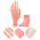 2 Stuks Manicure Oefen Linkerhand Linkervoet Kunstnagel Training Model 3