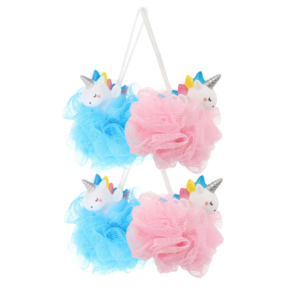 4 Sztuki JednorożEc GąBki KąPielowe Dla Dzieci-image