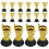 25 Unidades Troféu Plástico Mini Com Base 1