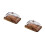 2Pcs Para Com Tampa Madeira Para E Lanches 6