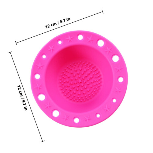 1 Escova Silicone Para Pinceis Maquiagem ( ) 2
