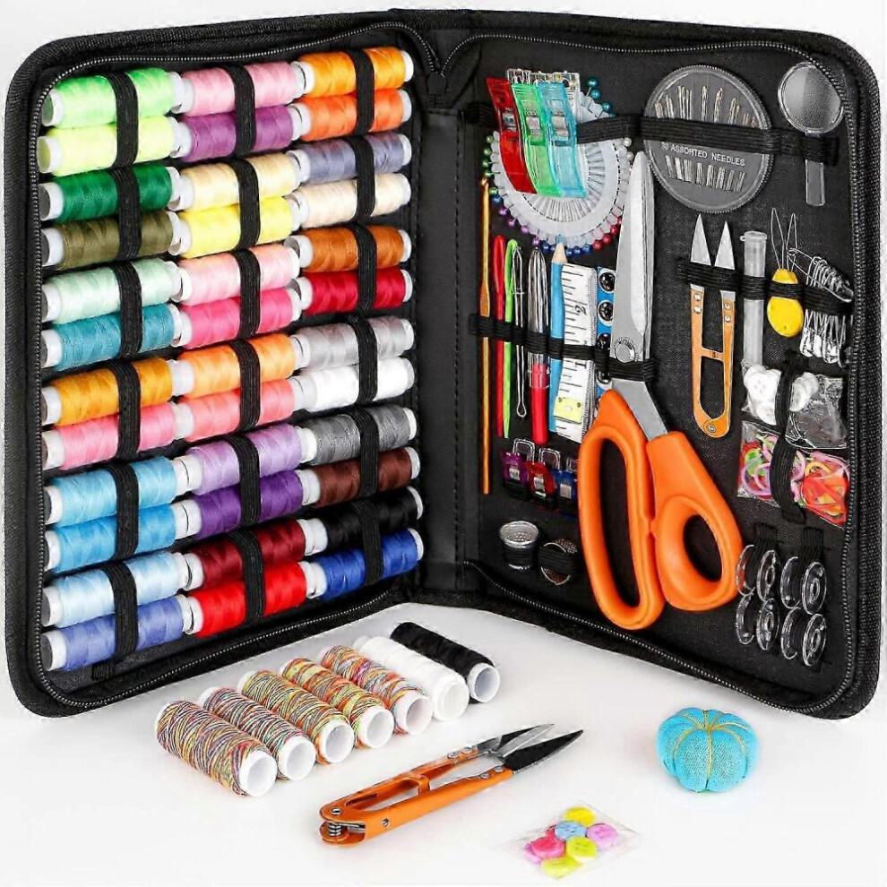 Sewing Kit For Adults,Professional Sewing Supplies Accessories With Tailor Scissors,43Xl Thread,30 Needles And More 9022594247303