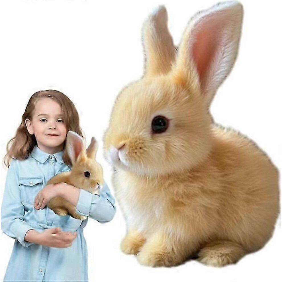 (Brown)Hopping Bunny Toy,Rabbit Plush Interactive Toys,Electric Rabbit Toys 9022594247921