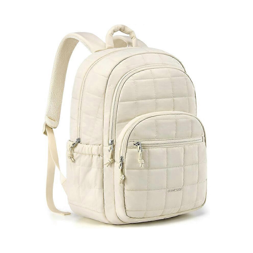 (Off-White)Computer Backpack Travel Laptop Backpack Waterproof School Bag Is For 15.6 Inch Notebook 9022594248478