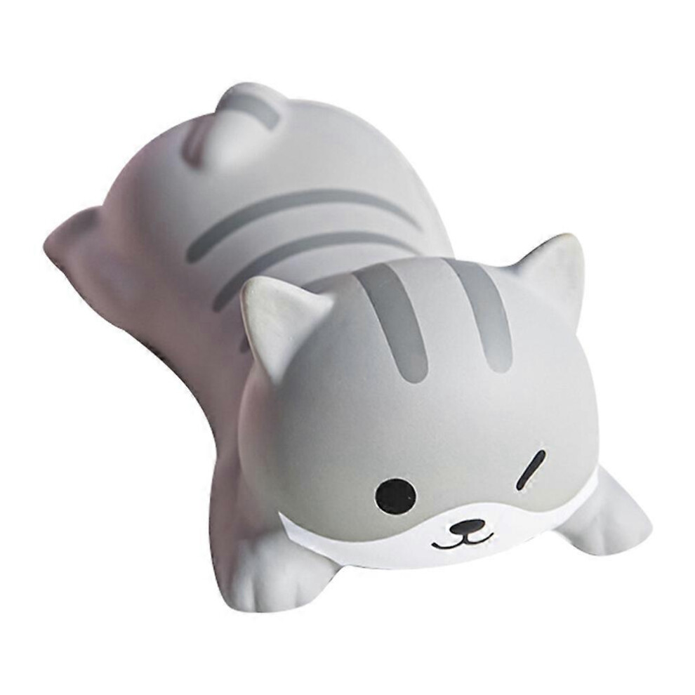 Cute Wrist Rest Support For Mouse Computer Laptop, Grey-Cat 9022594248591