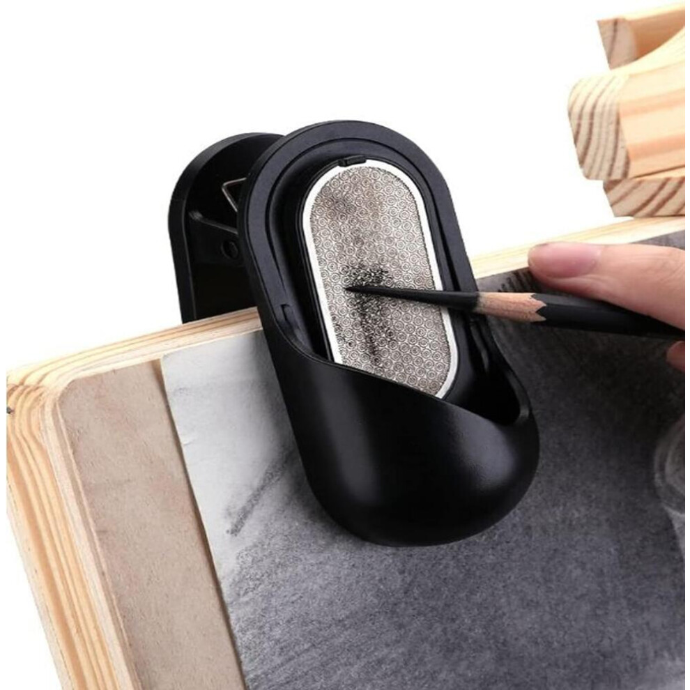 Sandpaper Sharpener Pencil Grinder Sketch Sandpaper Art Drawing Pencil Matte Sandpaper Sharpener Block Painting Pencil Lead Sharpening With Clip 9022594249666