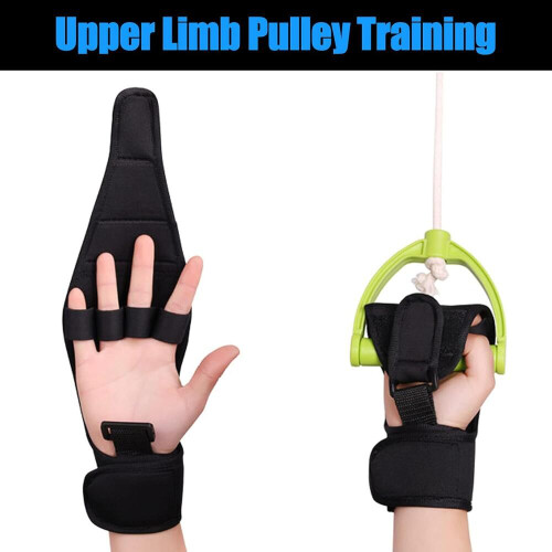 Finger Anti-spasticity Rehabilitation Auxiliary Training Gloves Adjustable 1