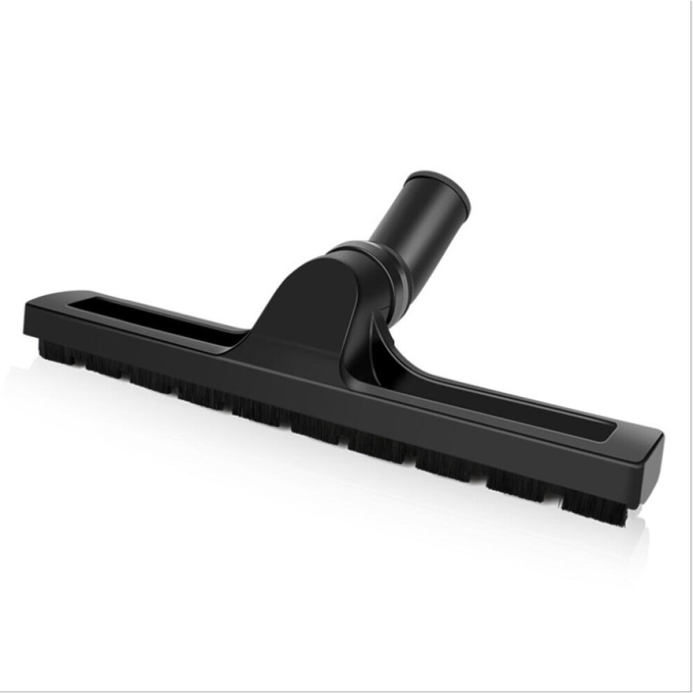 Extra Large Horsehair Floor Brush - 32Mm. Dusting Brush Head And Swivel Neck Smooth Wheel Tool Attachment Horsehair Replacement For Universal Vac 9022594251669