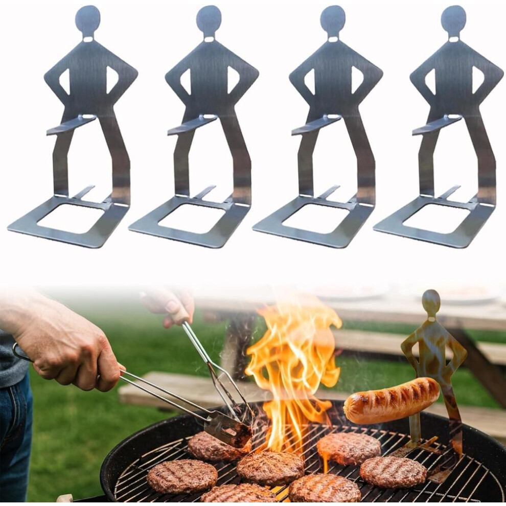 Stainless Steel Bbq Sausage Holder Hot Dog Sausage Stand Holder For Camping Portable Barbecue Rack 9022594251812