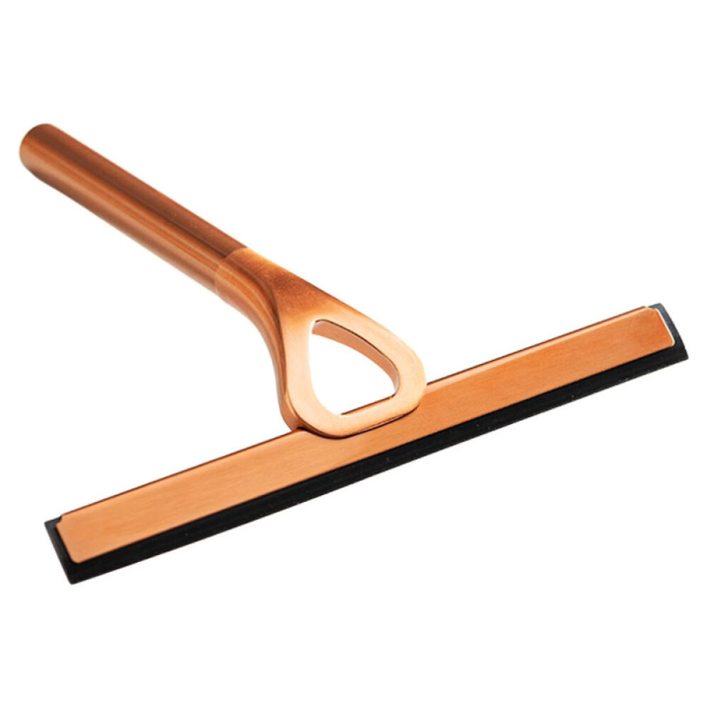 Shower Squeegee Scrubber 304 Stainless Steel Silicon Multifuntional Bathroom Cleaner Wiper For Bathroom Mirror Bronze 9022594252222