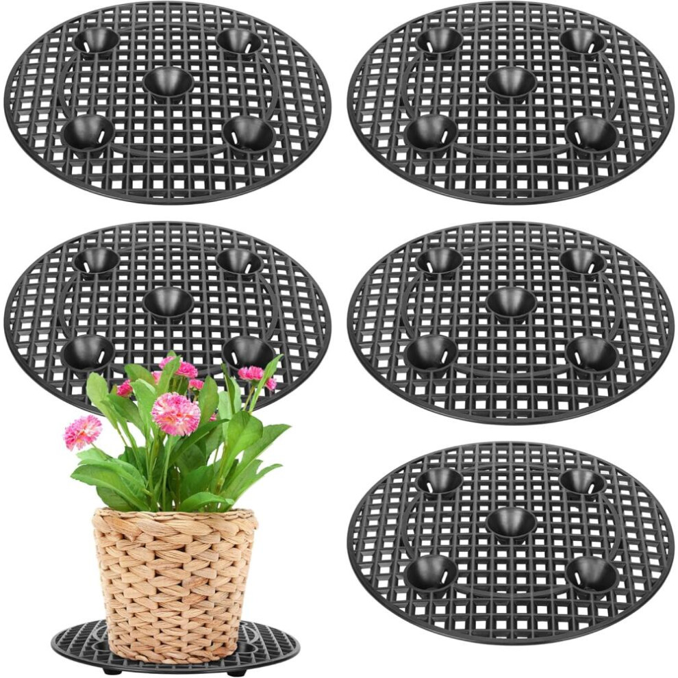 12 Inch 6 Pack Plant Level Pot Elevator, Heavy Duty Plant Risers For Pots Outdoor Indoor, Plant Stands For Flower Pot 9022594252833